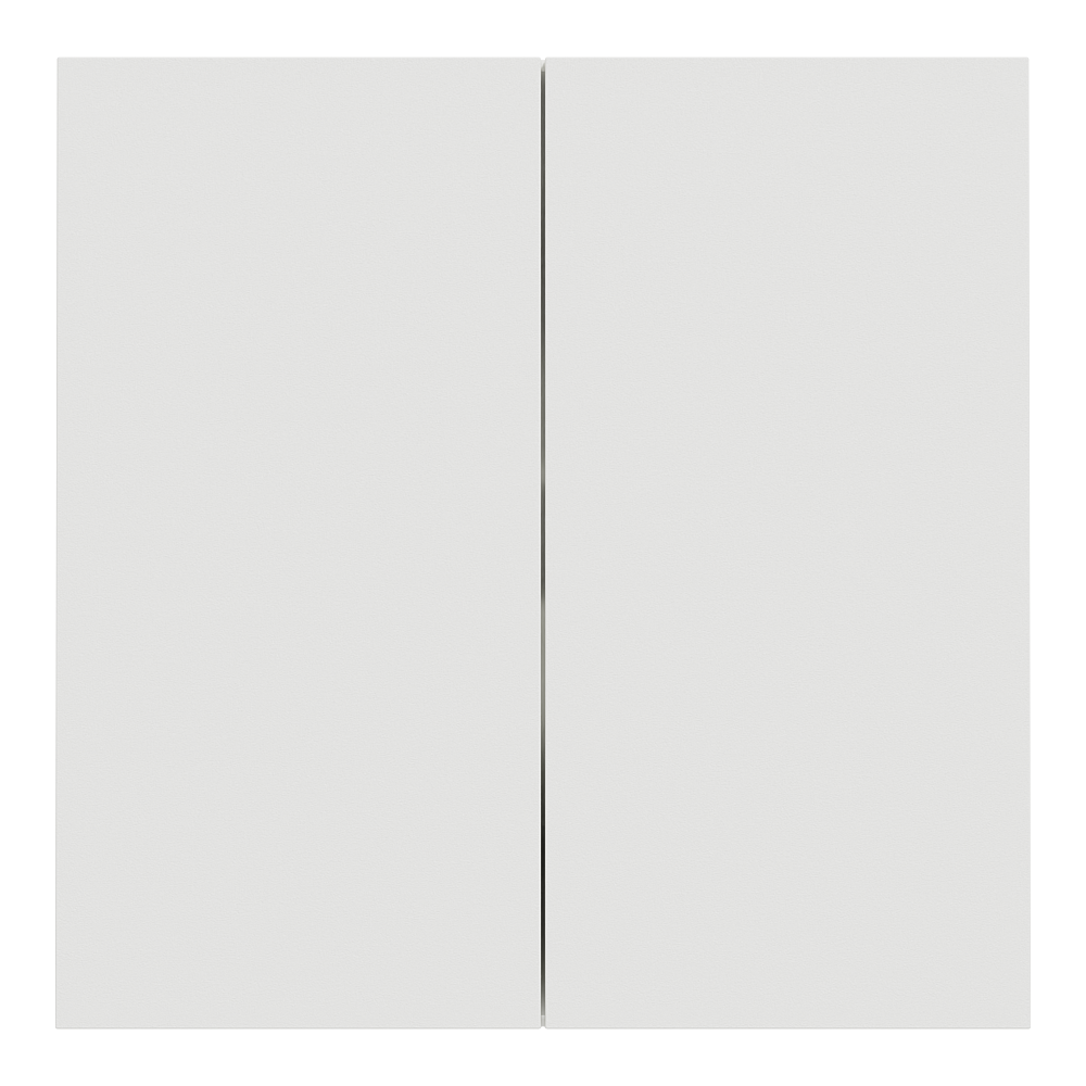 Odace plaque Intégral double blanc